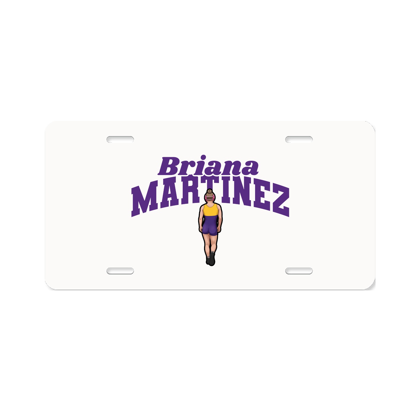 License Plate — Signature Arch in Classic