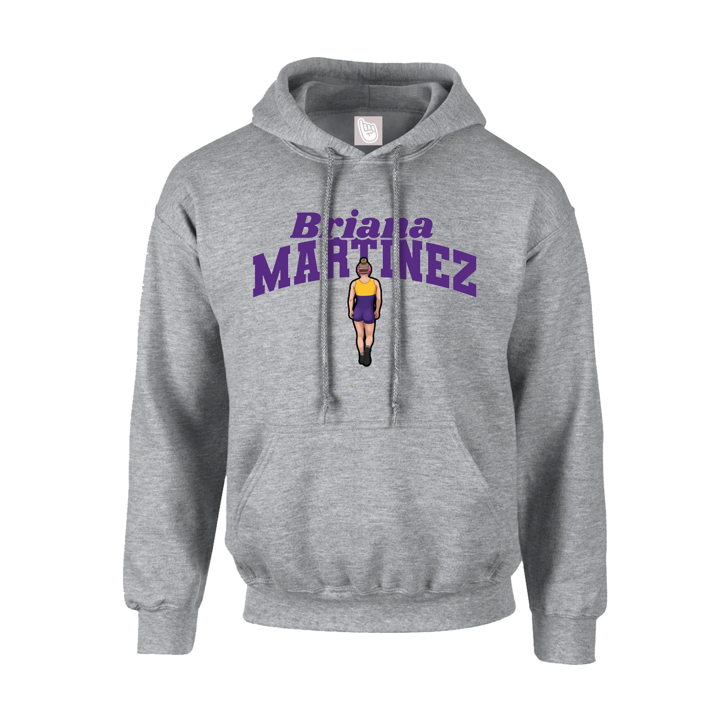 Hoodie — Signature Arch in Grey