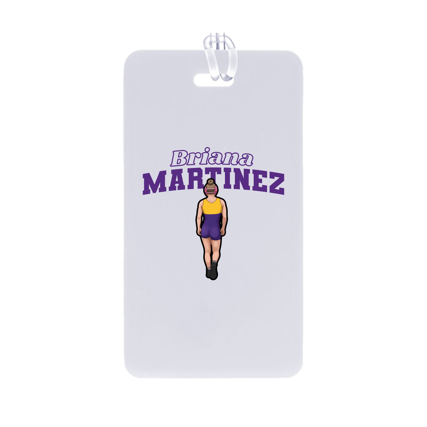 Bag Tag — Name Arch in Classic