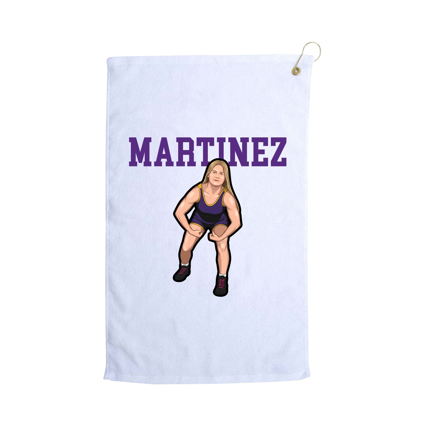 Golf Towel — Shirsey in White