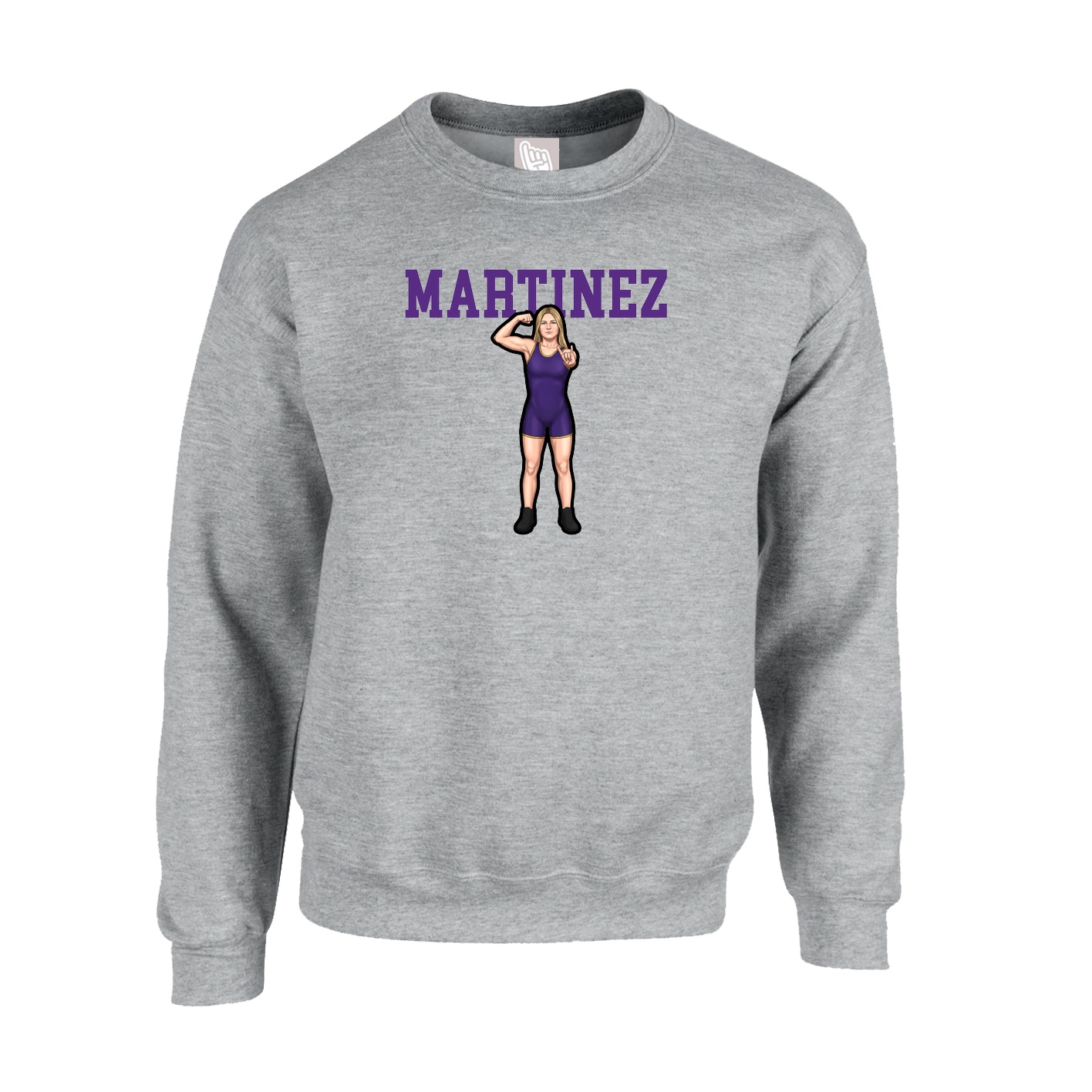 Fleece Crew — Shirsey in Grey