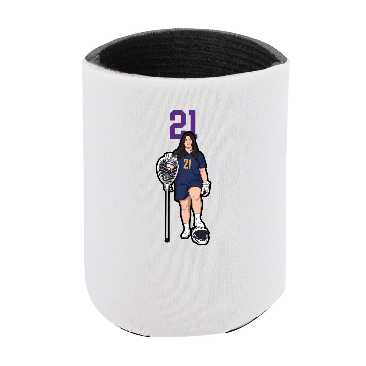 Can Holder — Number Top in White
