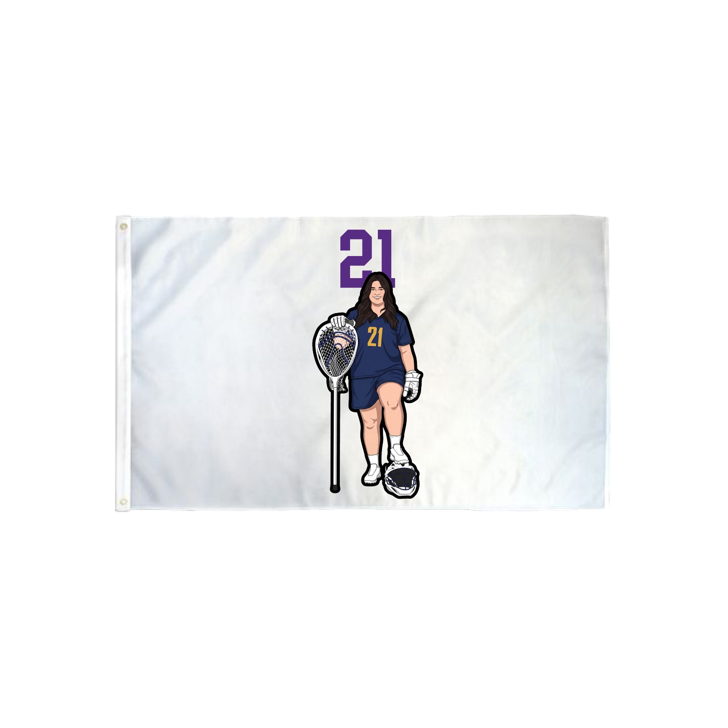 3x5 Flag — Number Top in Classic