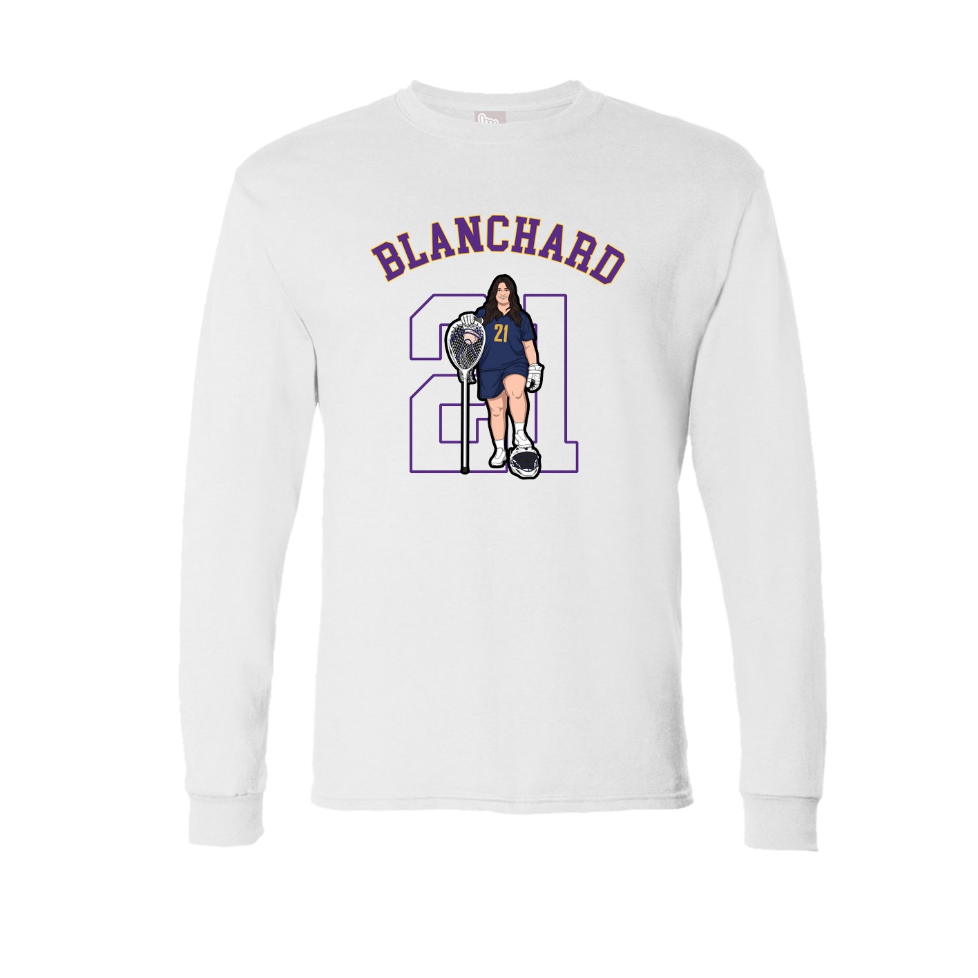 Long Sleeve Tee — Shirsey Arch in White