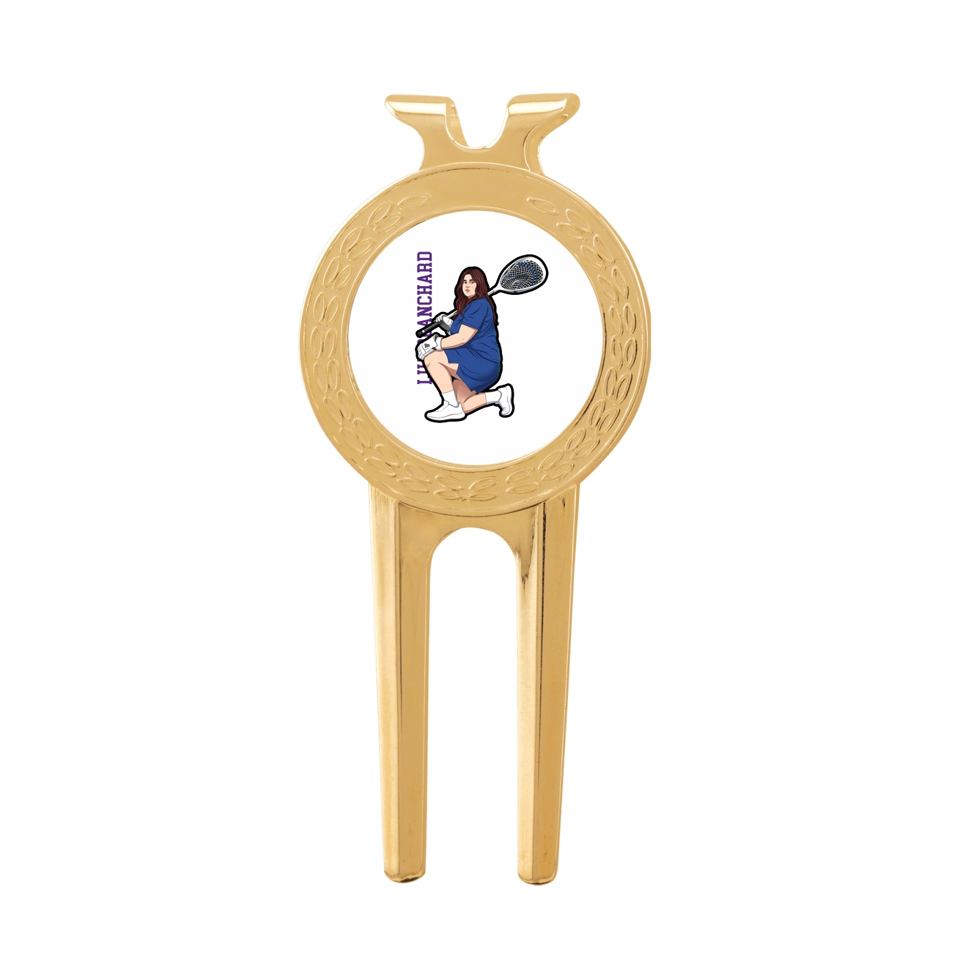 Divot Tool with Ball Marker — Name Vertical in Classic