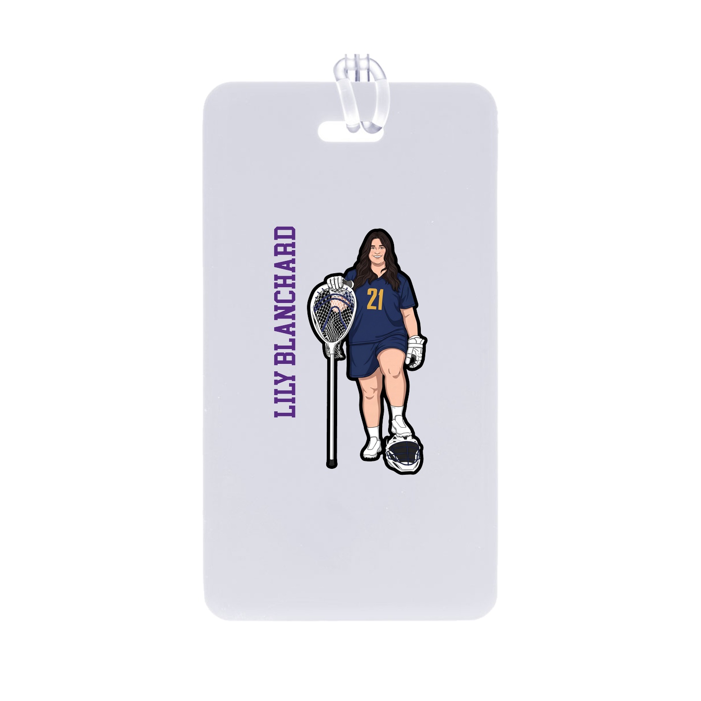 Bag Tag — Name Vertical in Classic