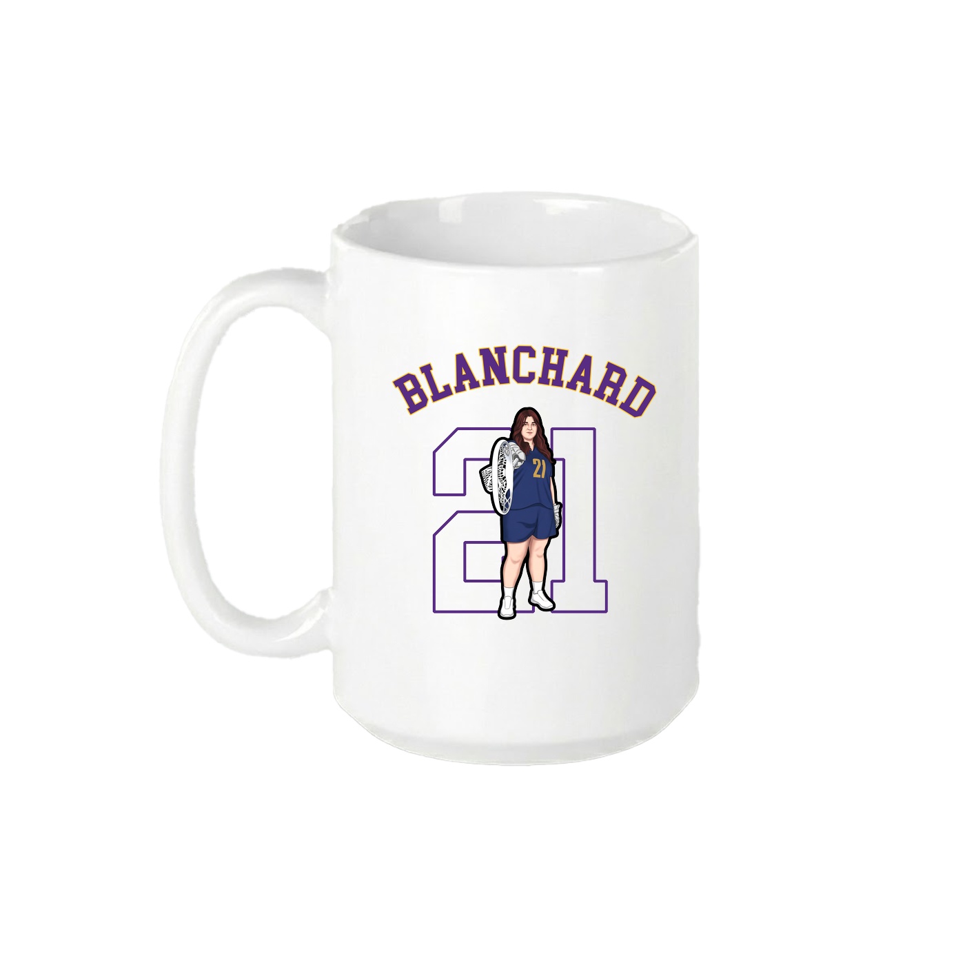 15oz Coffee Mug — Shirsey Arch in White