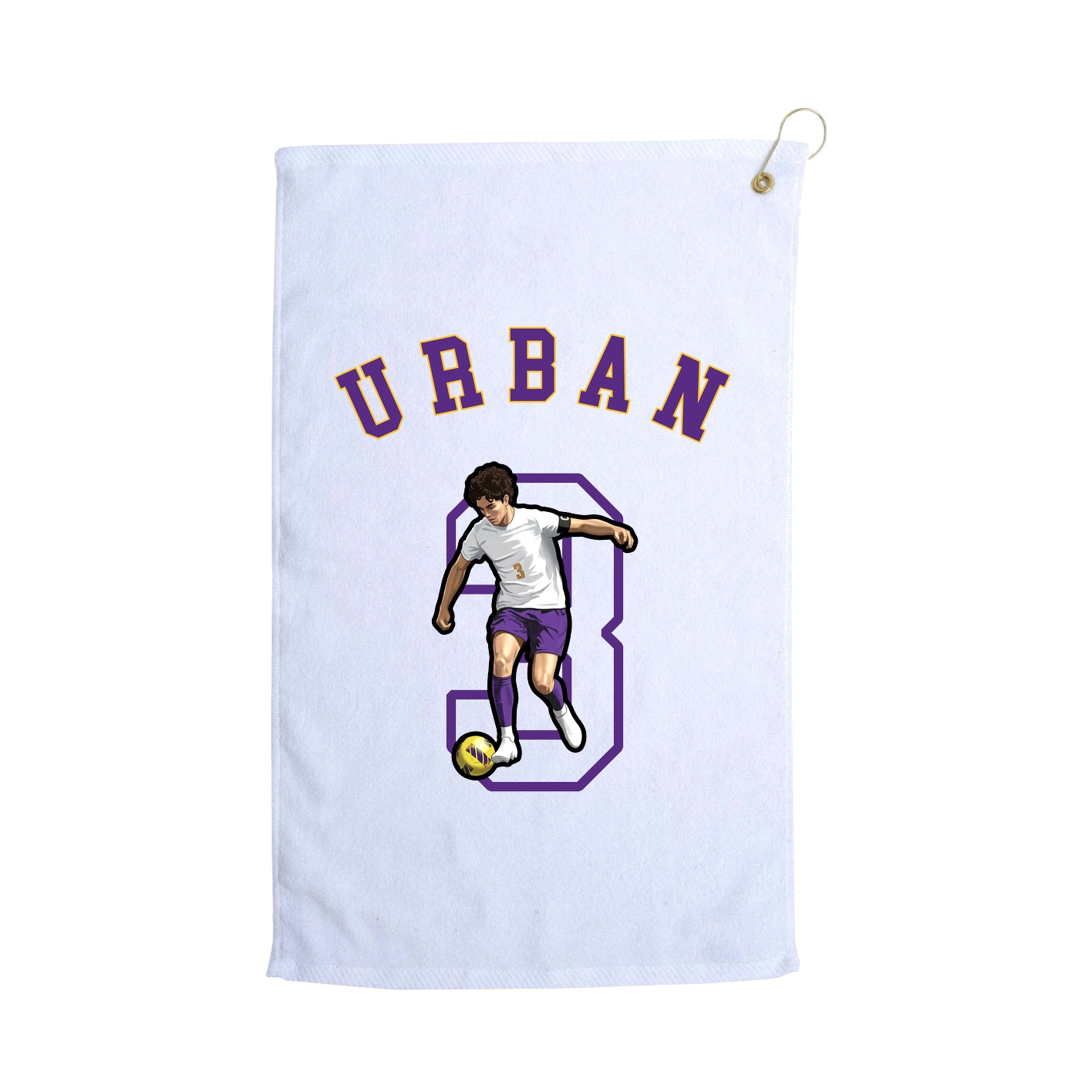 Golf Towel — Shirsey Arch in White
