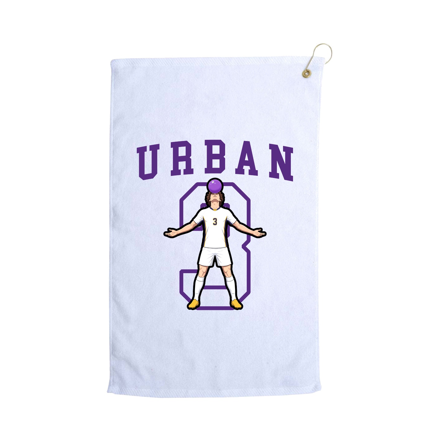 Golf Towel — Shirsey in White