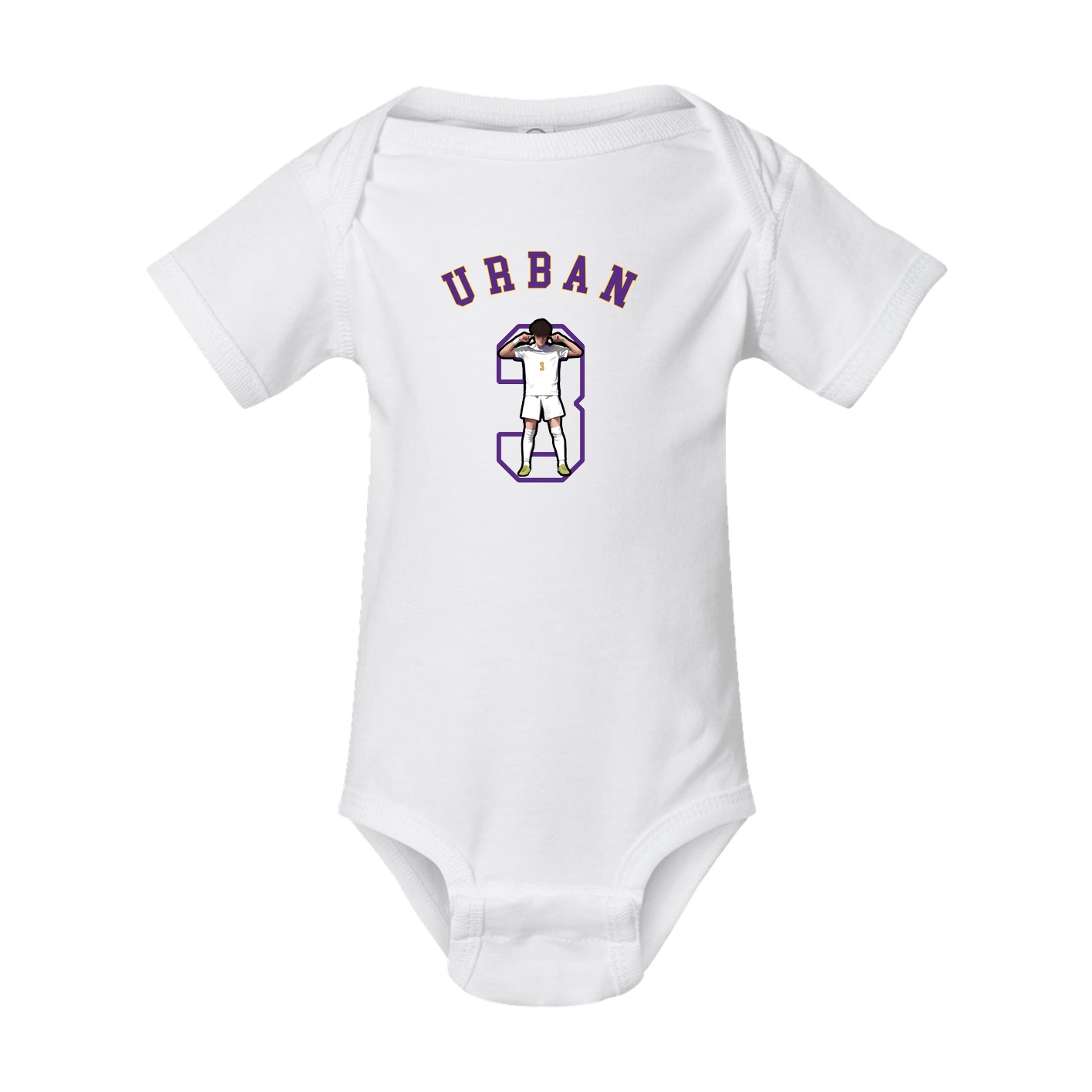 Baby Onesie — Shirsey Arch in White