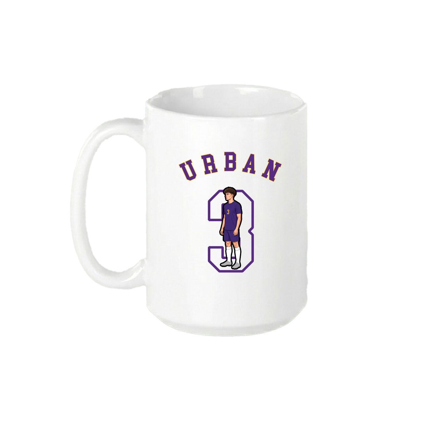 15oz Coffee Mug — Shirsey Arch in White