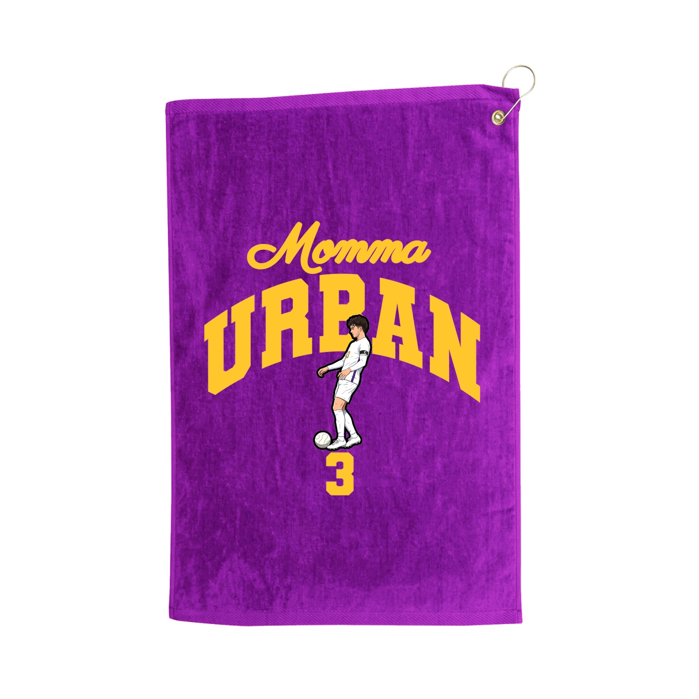 Golf Towel — Mothers Day Arch in Purple