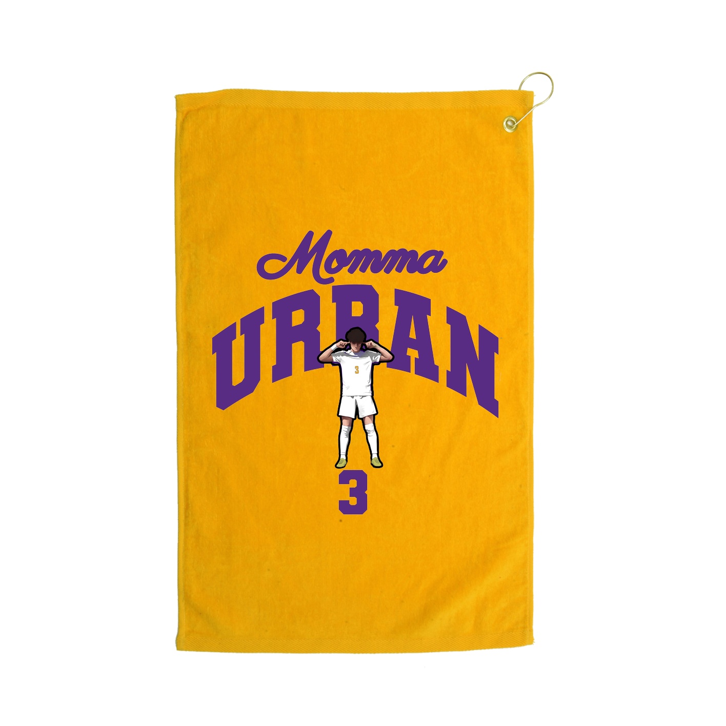 Golf Towel — Mothers Day Arch in Gold