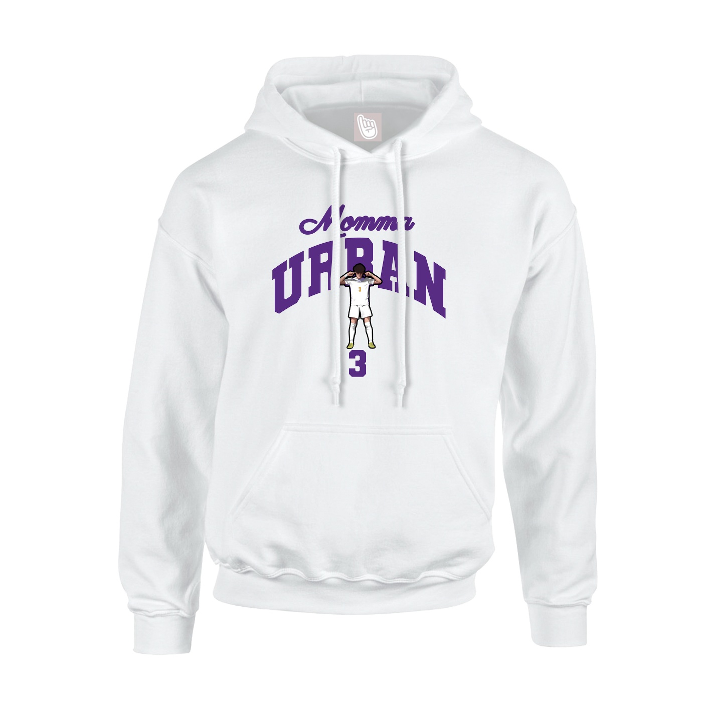 Youth Hoodie — Mothers Day Arch in White