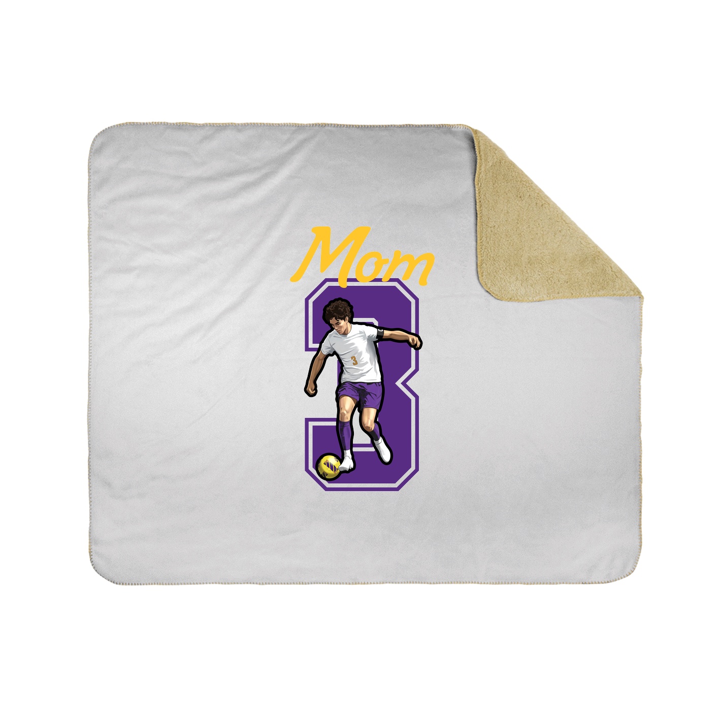 Throw Blanket — Mothers Day Shirsey in White