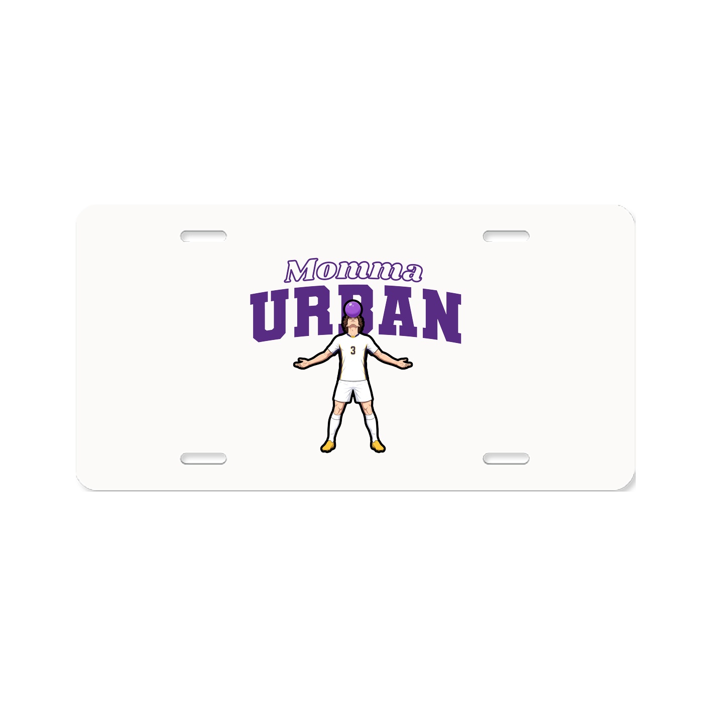 License Plate — Mothers Day Block in Classic