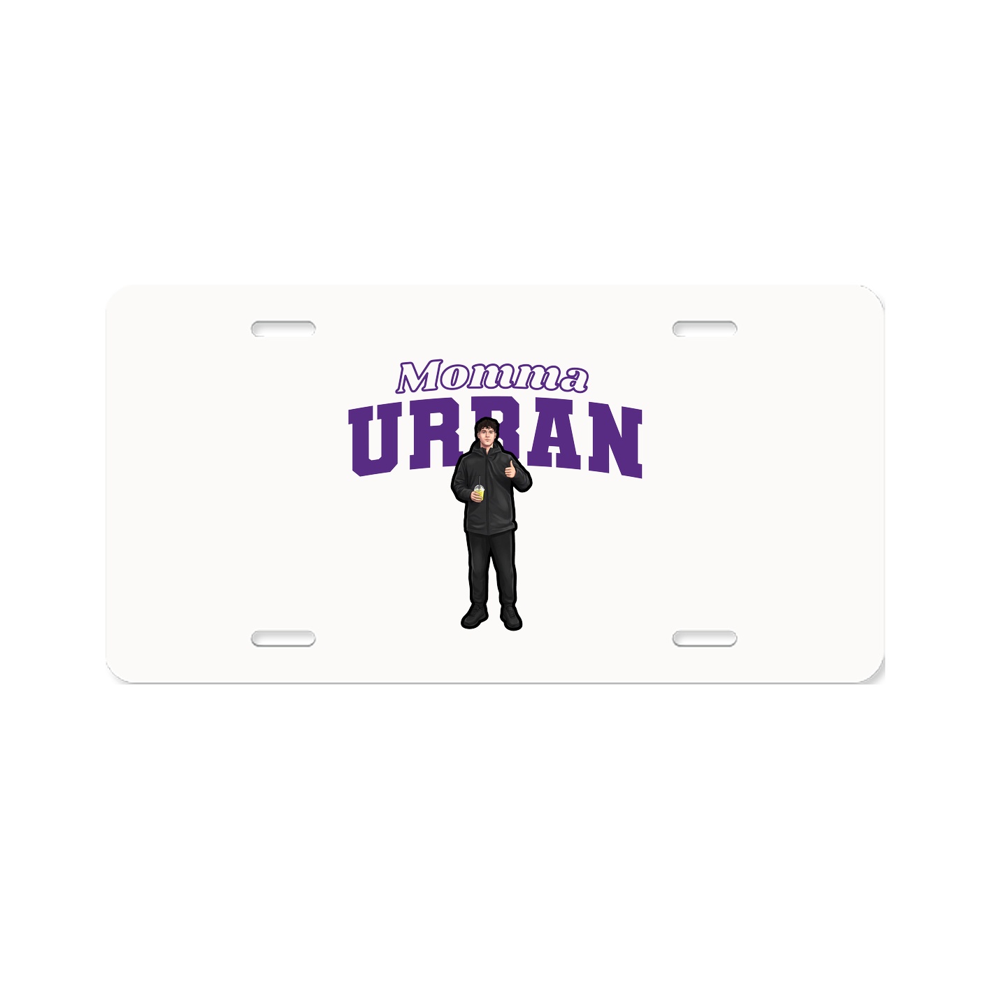 License Plate — Mothers Day Block in Classic