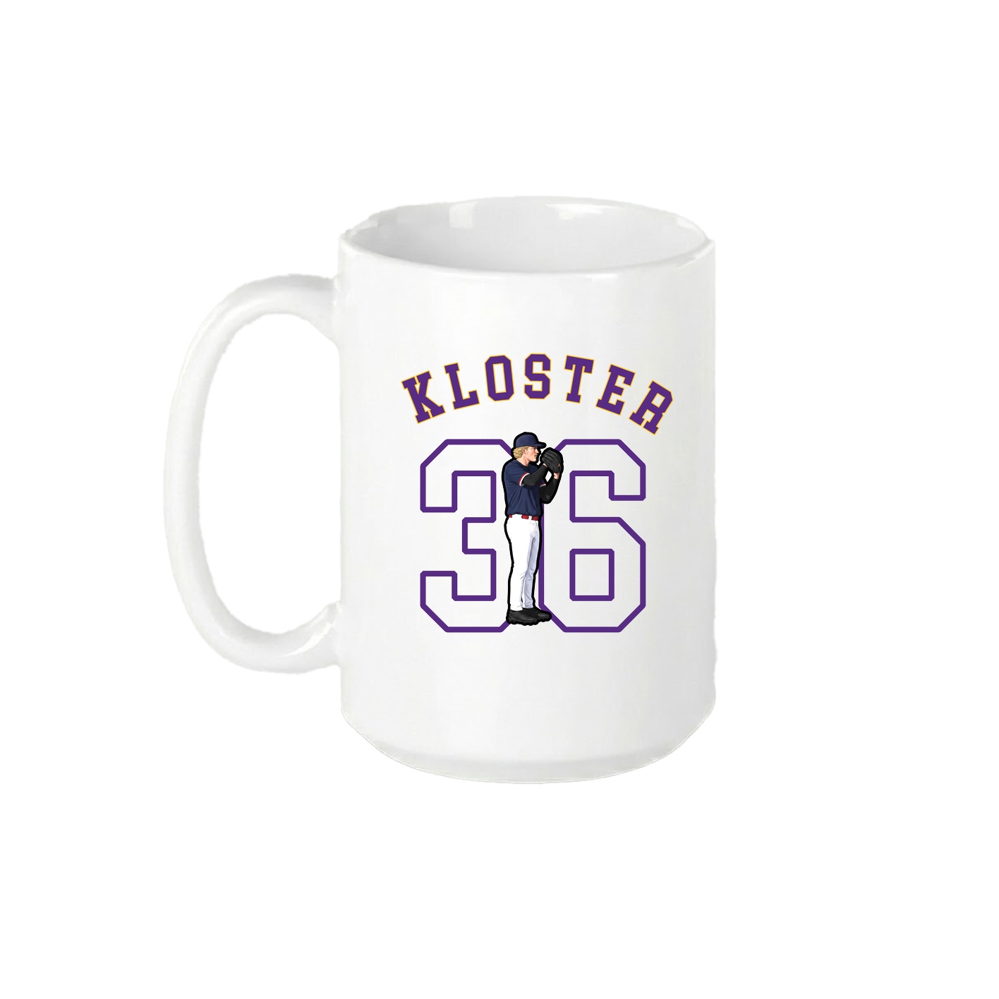 15oz Coffee Mug — Shirsey Arch in White