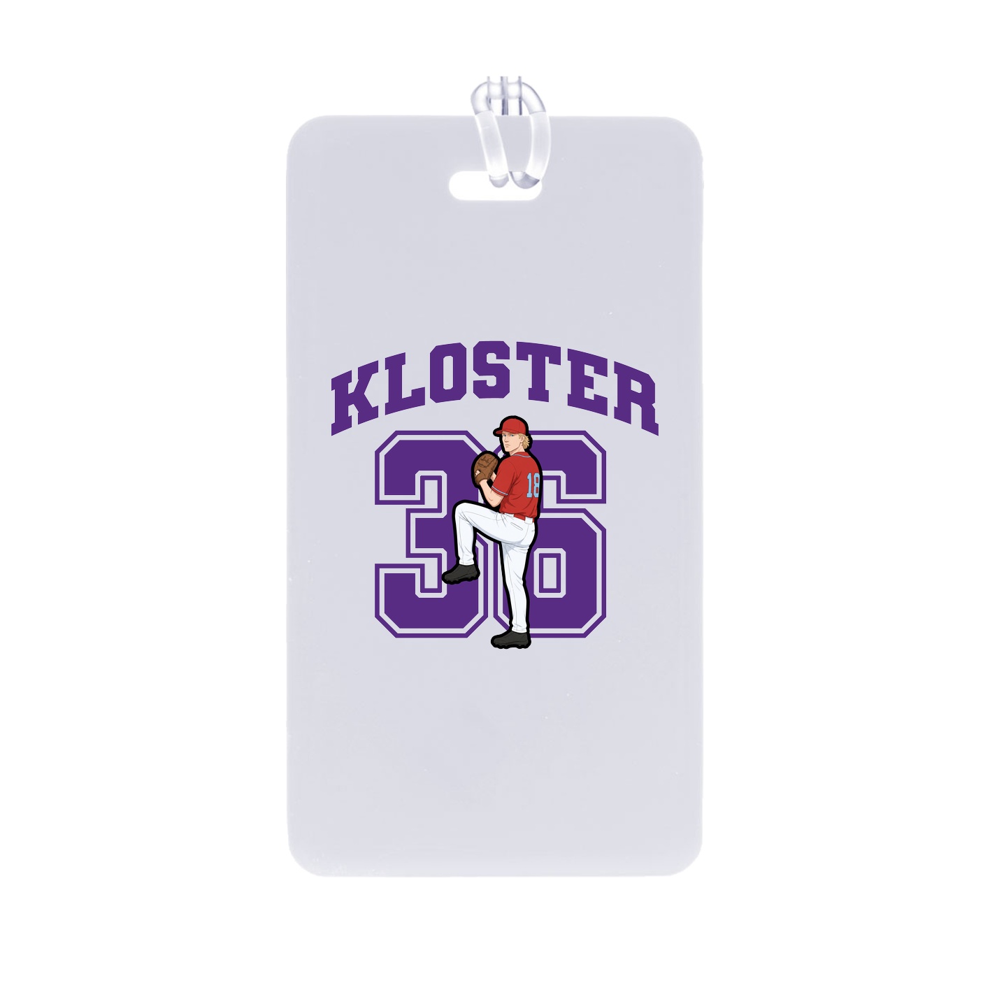 Bag Tag — Number in Classic