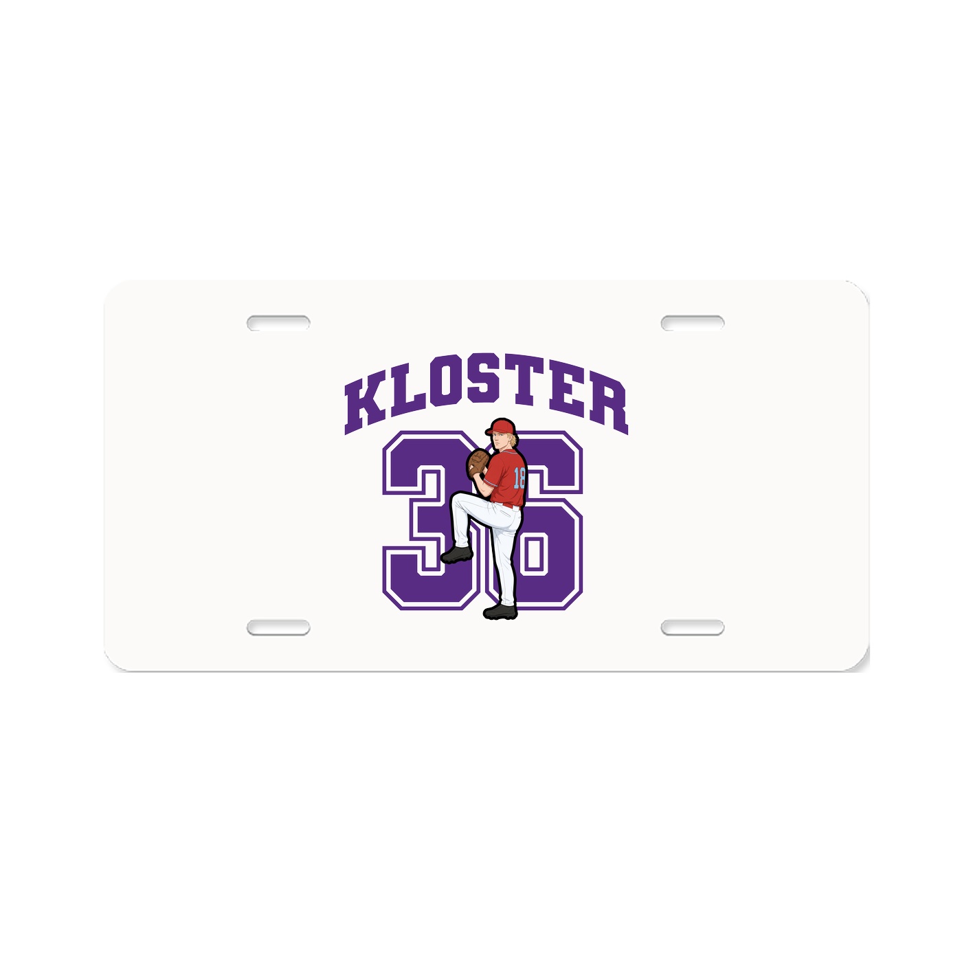License Plate — Number in Classic