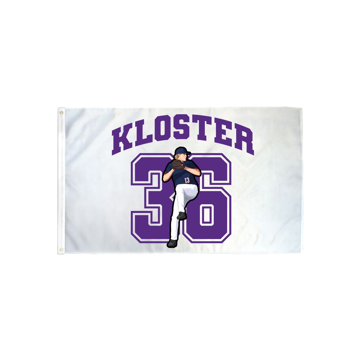 3x5 Flag — Number in Classic