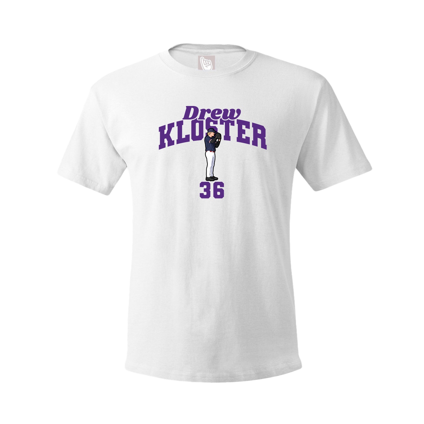 Youth Tee — Signature Arch in White