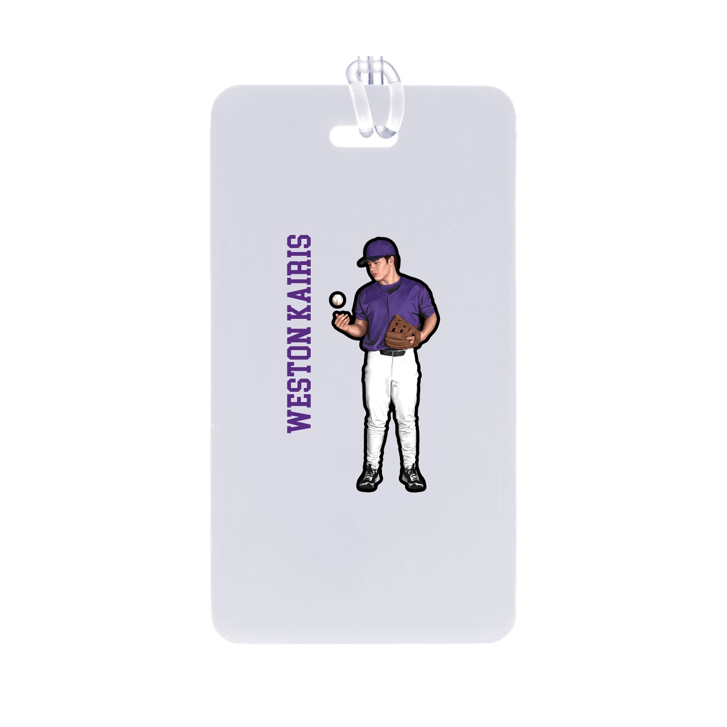 Bag Tag — Name Vertical in Classic