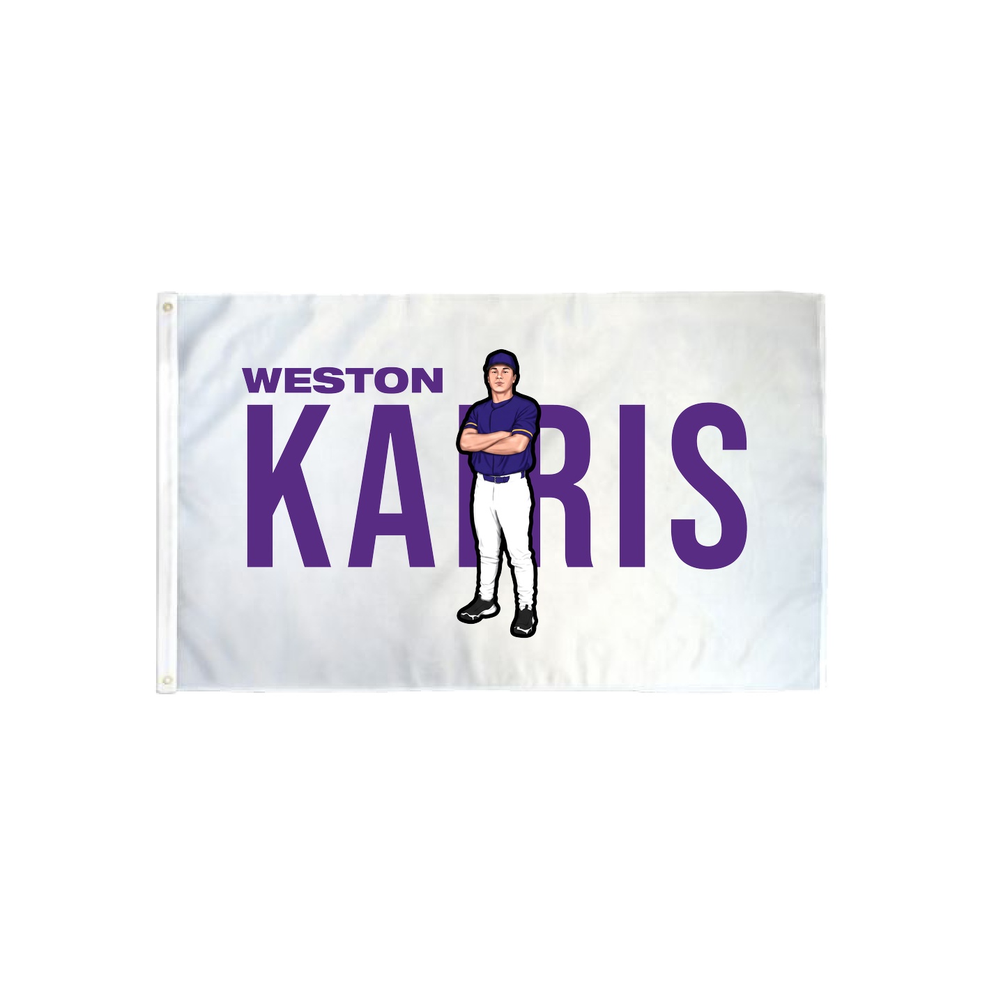 3x5 Flag — Player Name in Classic