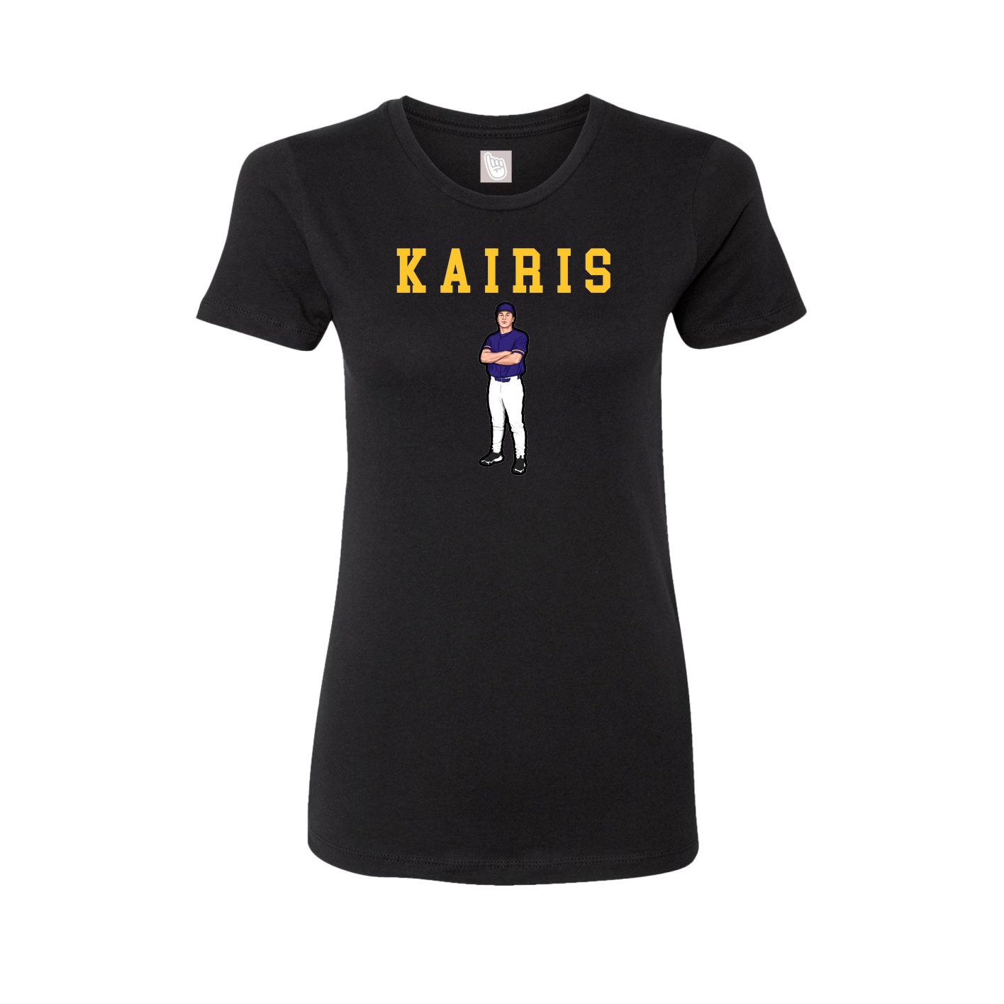 Fitted Women's Tee — Shirsey in Black