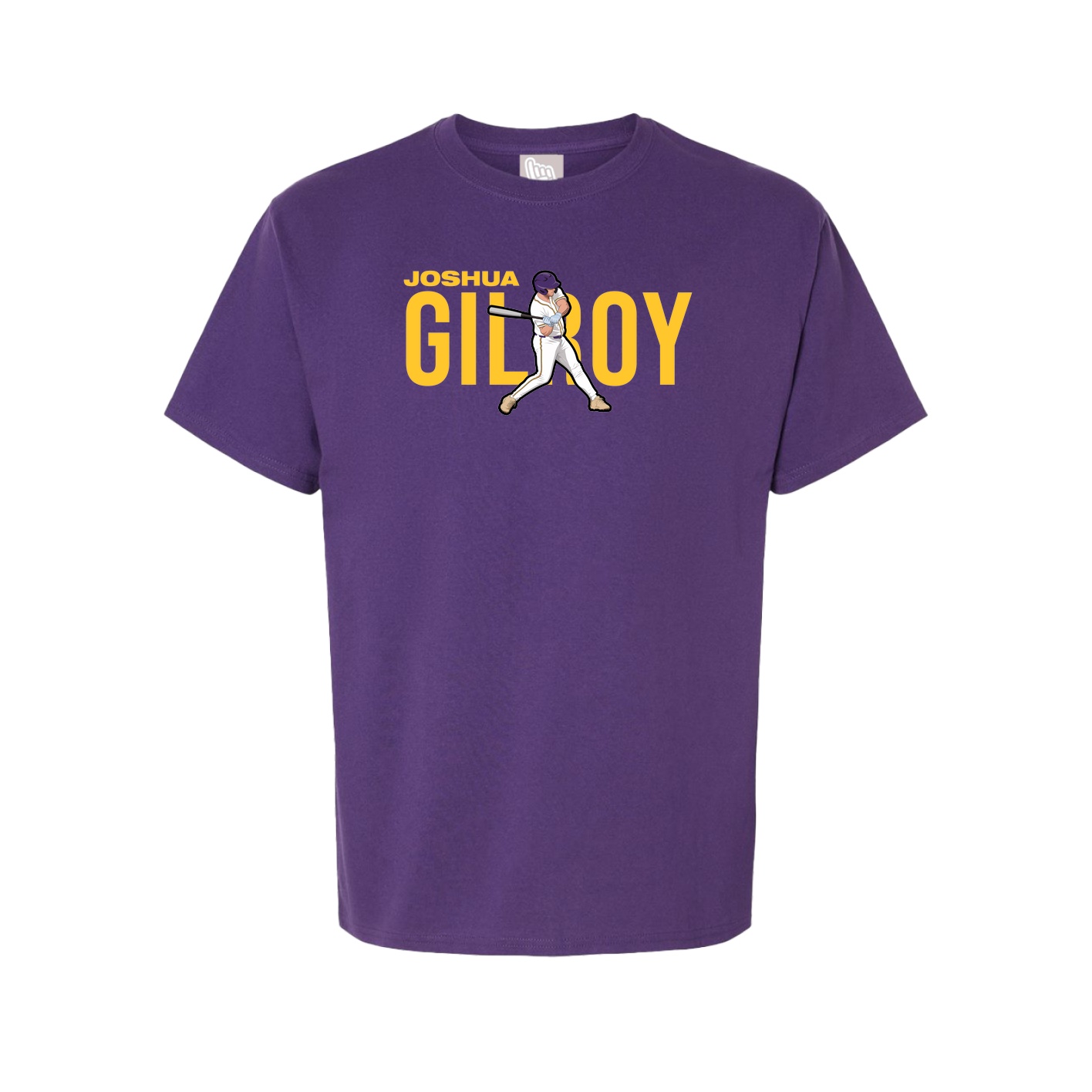 Youth Tee — Player Name in Purple