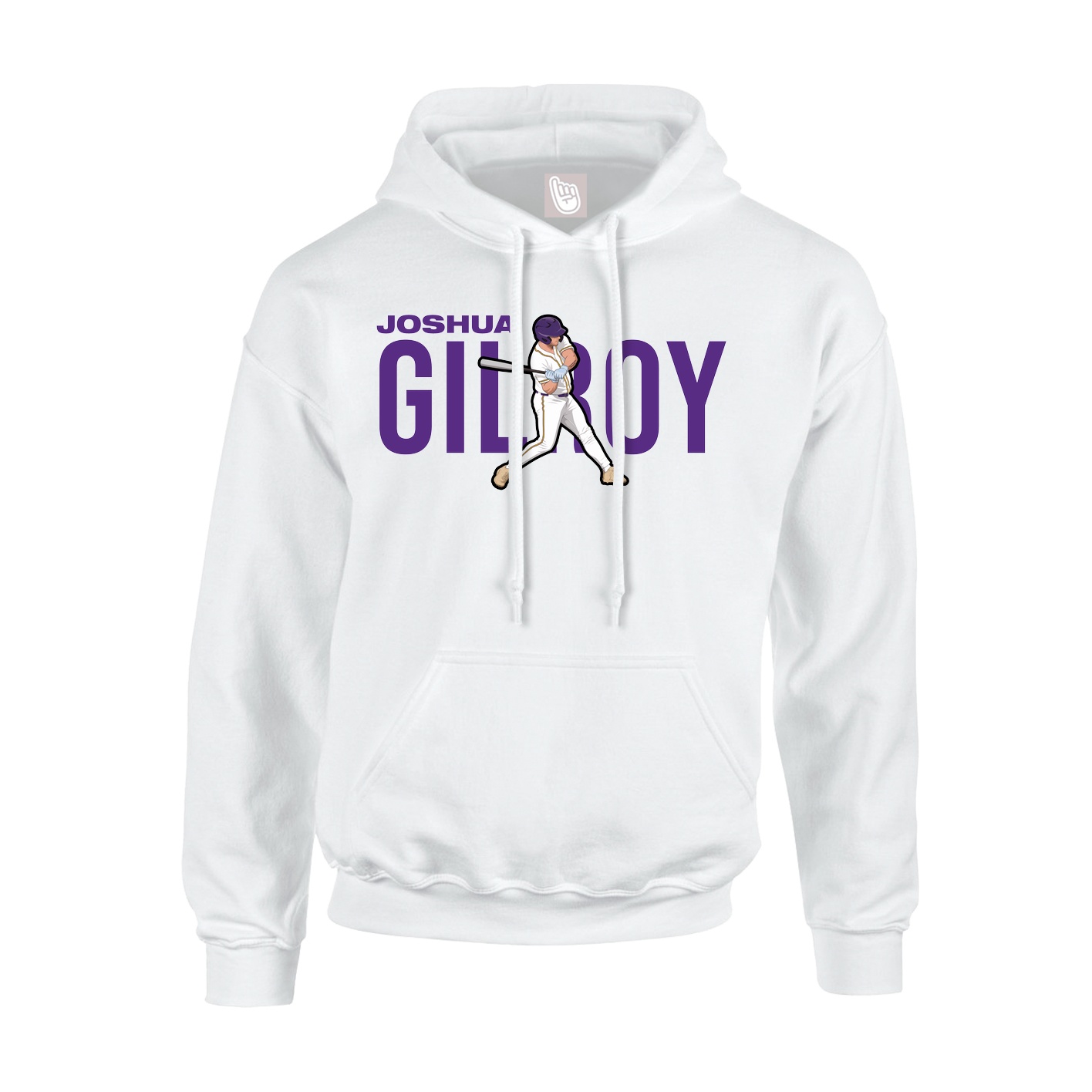 Hoodie — Player Name in White