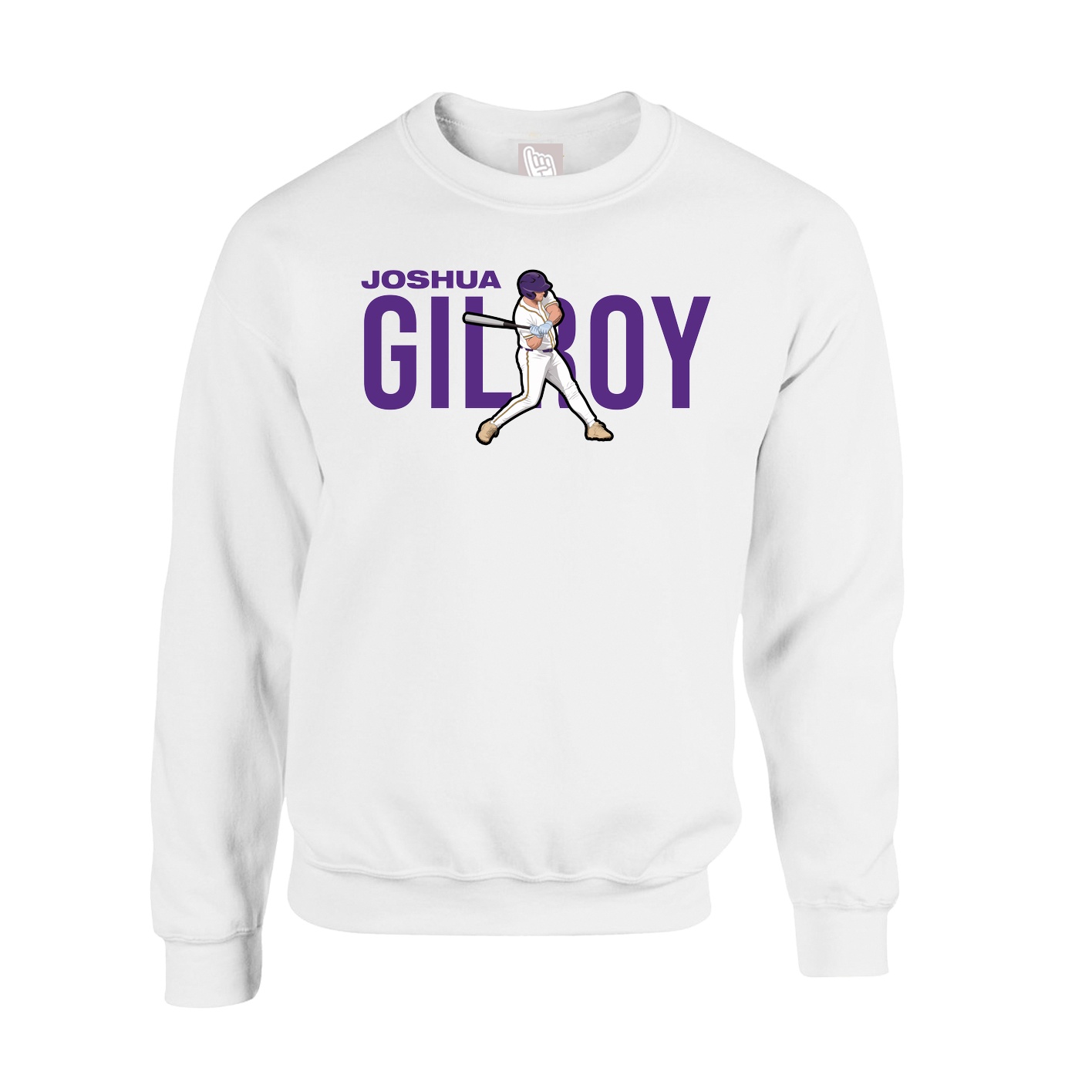 Fleece Crew — Player Name in White