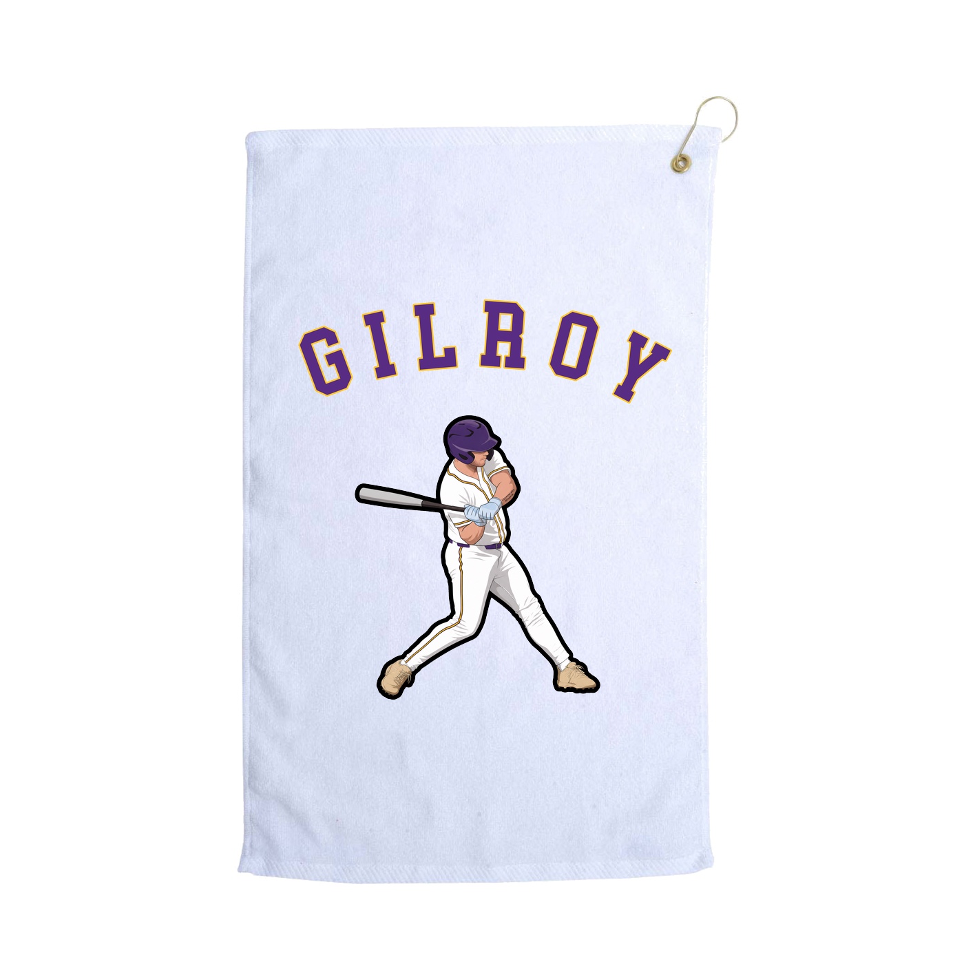 Golf Towel — Shirsey Arch in White