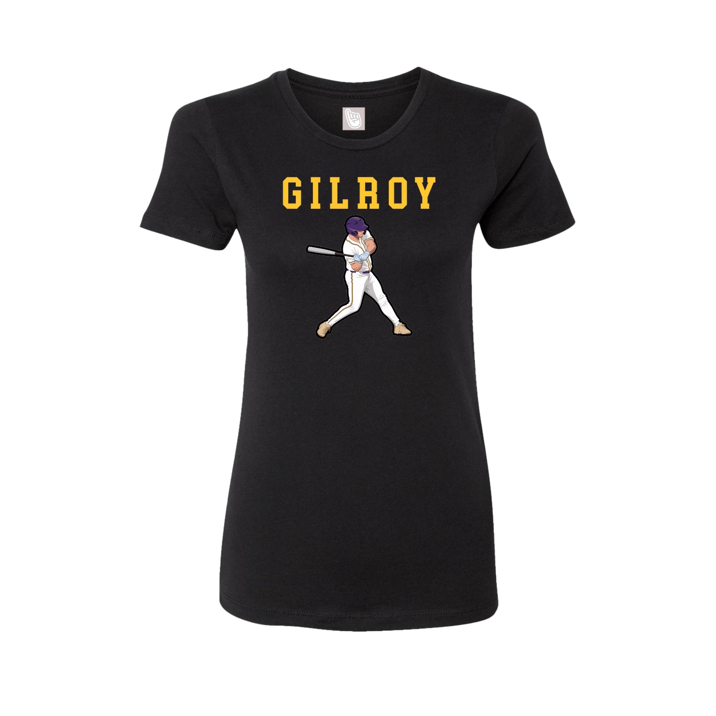 Fitted Women's Tee — Shirsey in Black