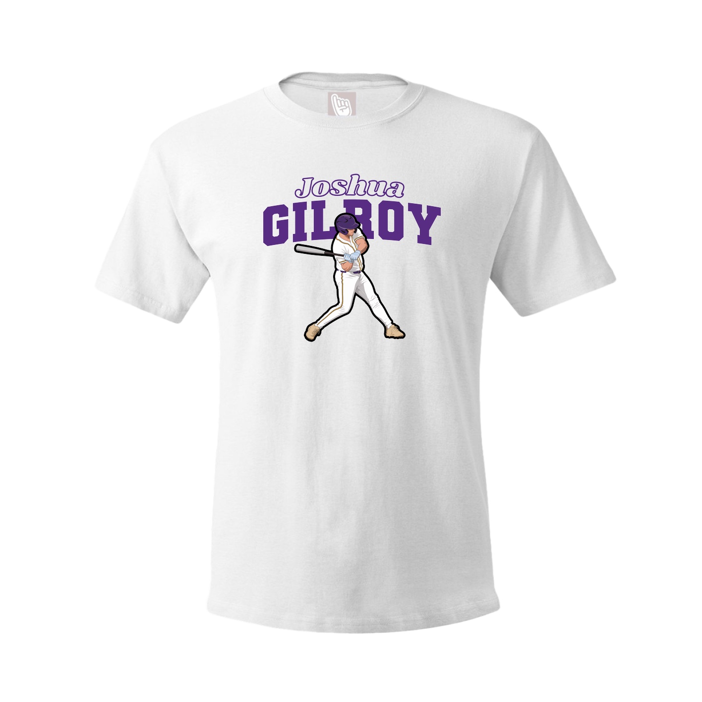 Tee — Name Arch in White