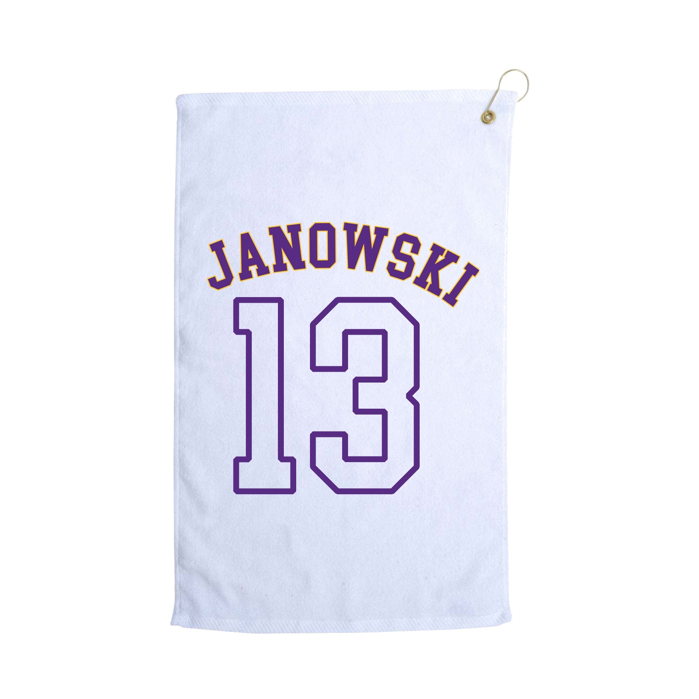 Golf Towel — Shirsey Arch in White