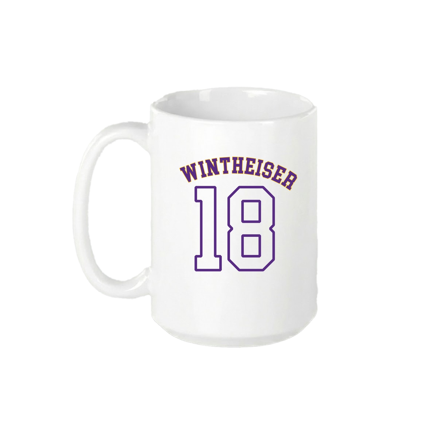 15oz Coffee Mug — Shirsey Arch in White