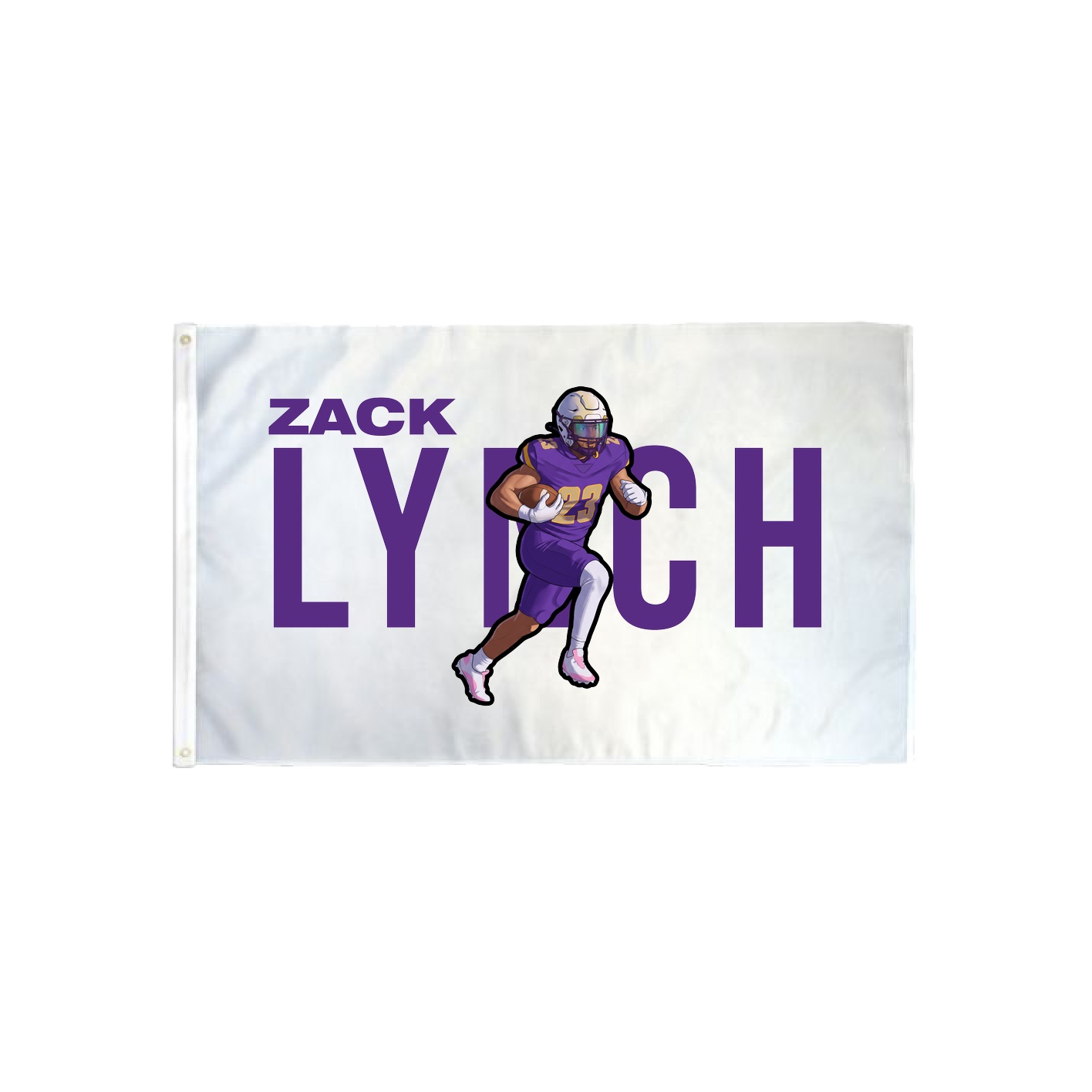 3x5 Flag — Player Name in Classic