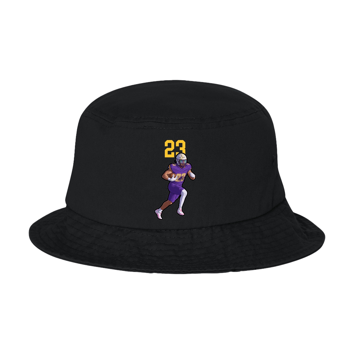 Bucket Cap — Number Top in Black