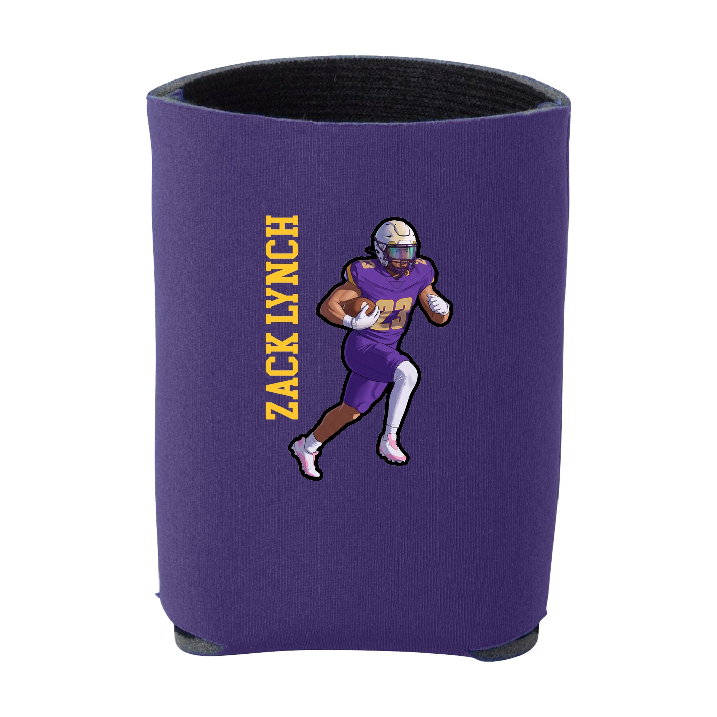 Can Holder — Name Vertical in Purple