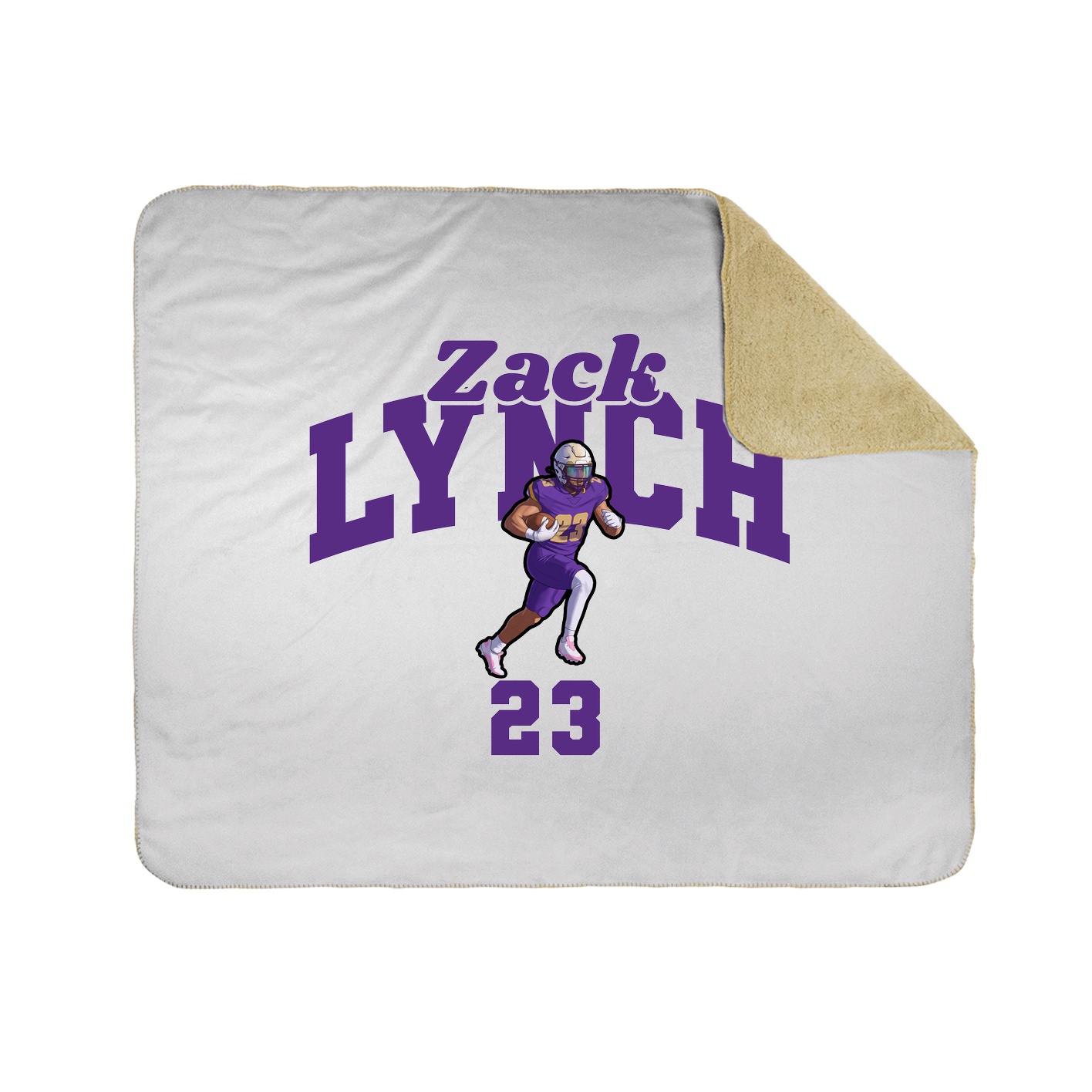 Throw Blanket — Signature Arch in White