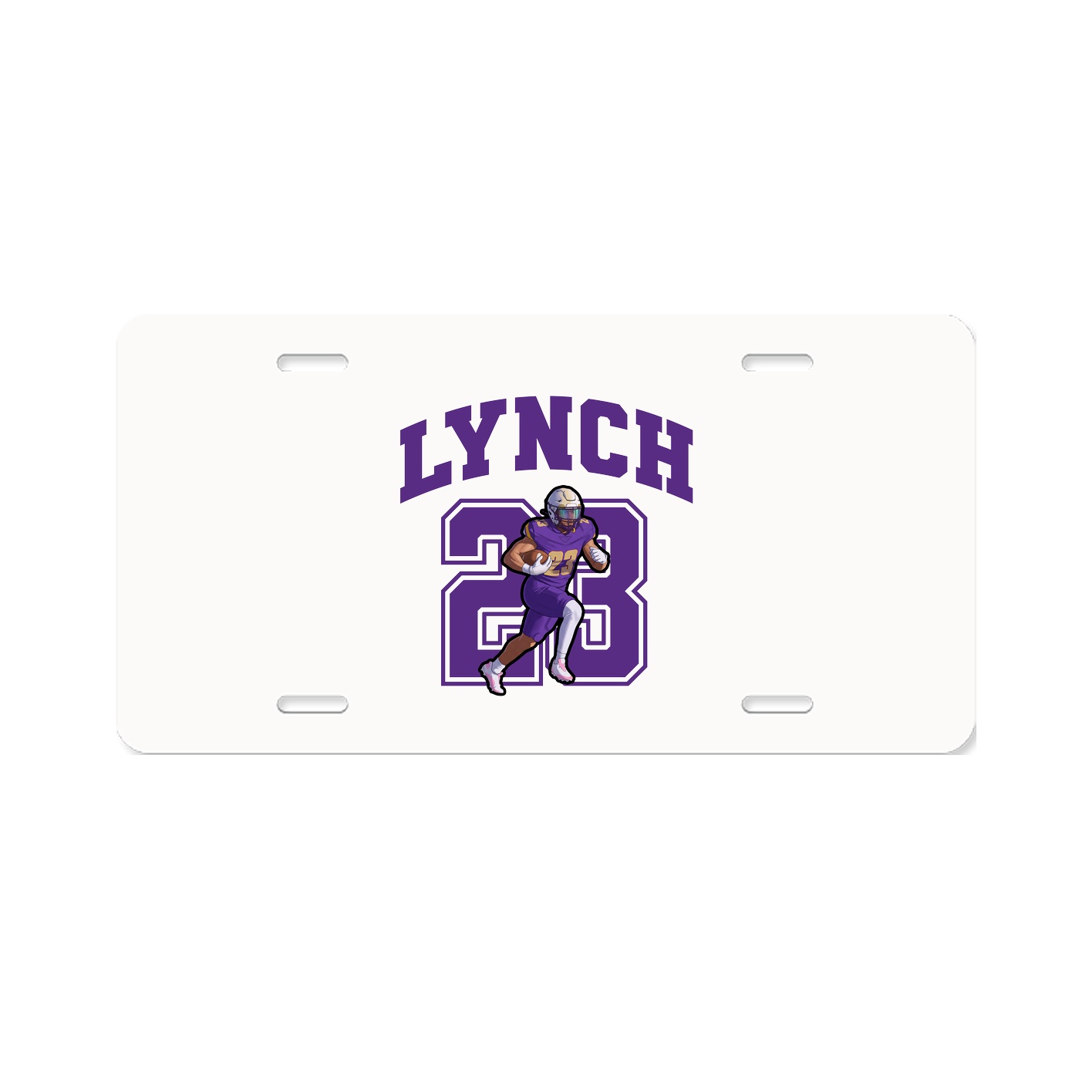 License Plate — Number in Classic