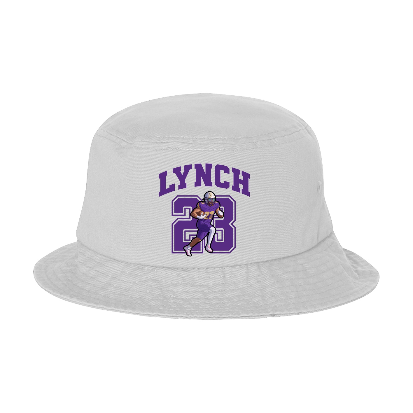 Bucket Cap — Number in White
