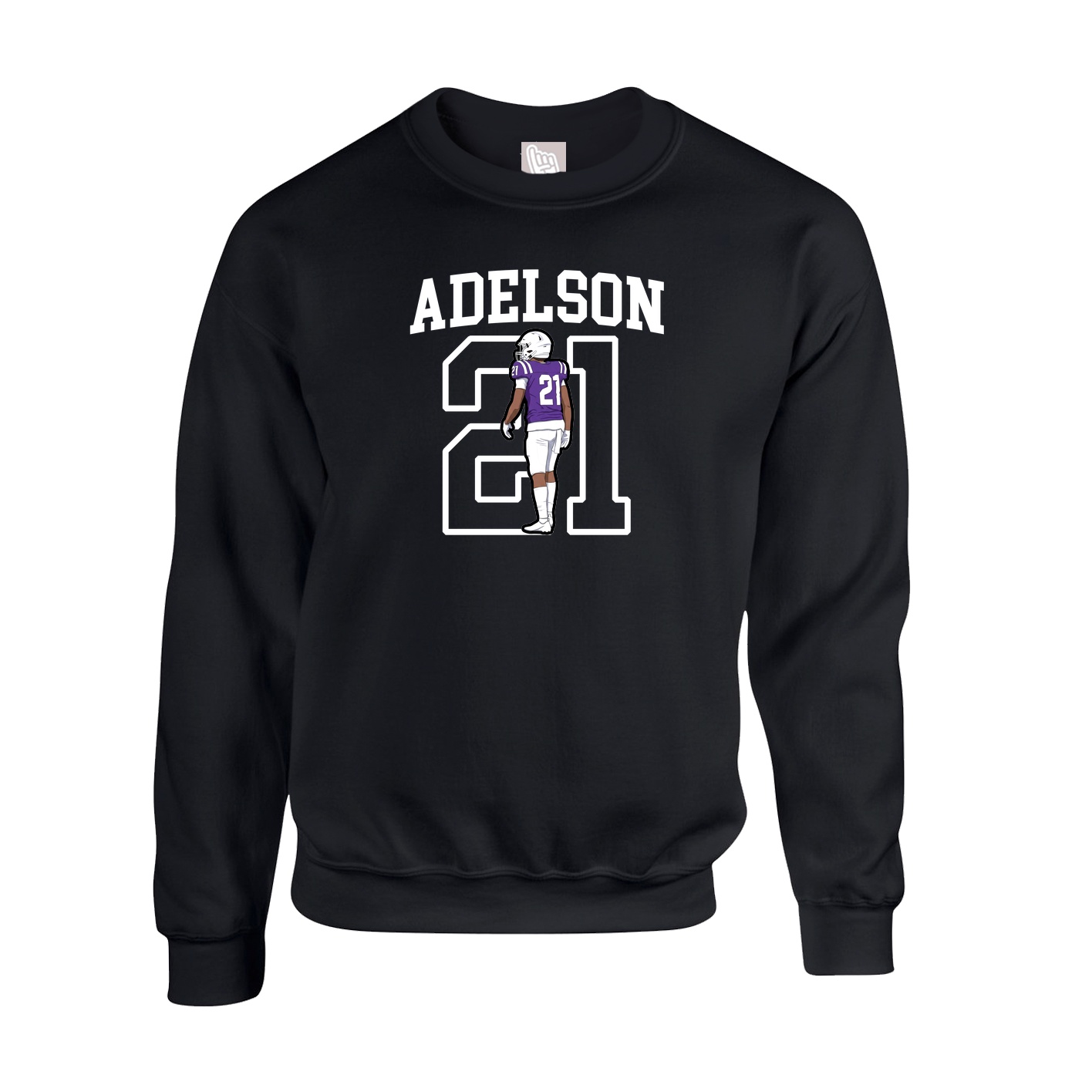 Fleece Crew — Shirsey in Black