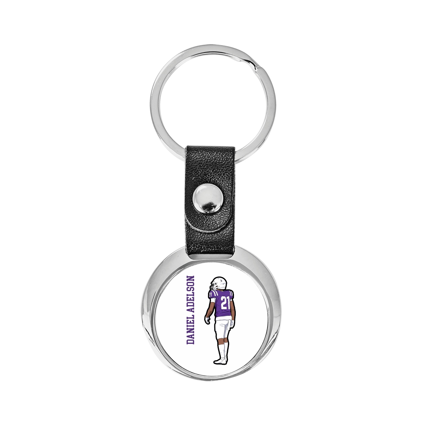 Key Chain — Name Vertical in Classic