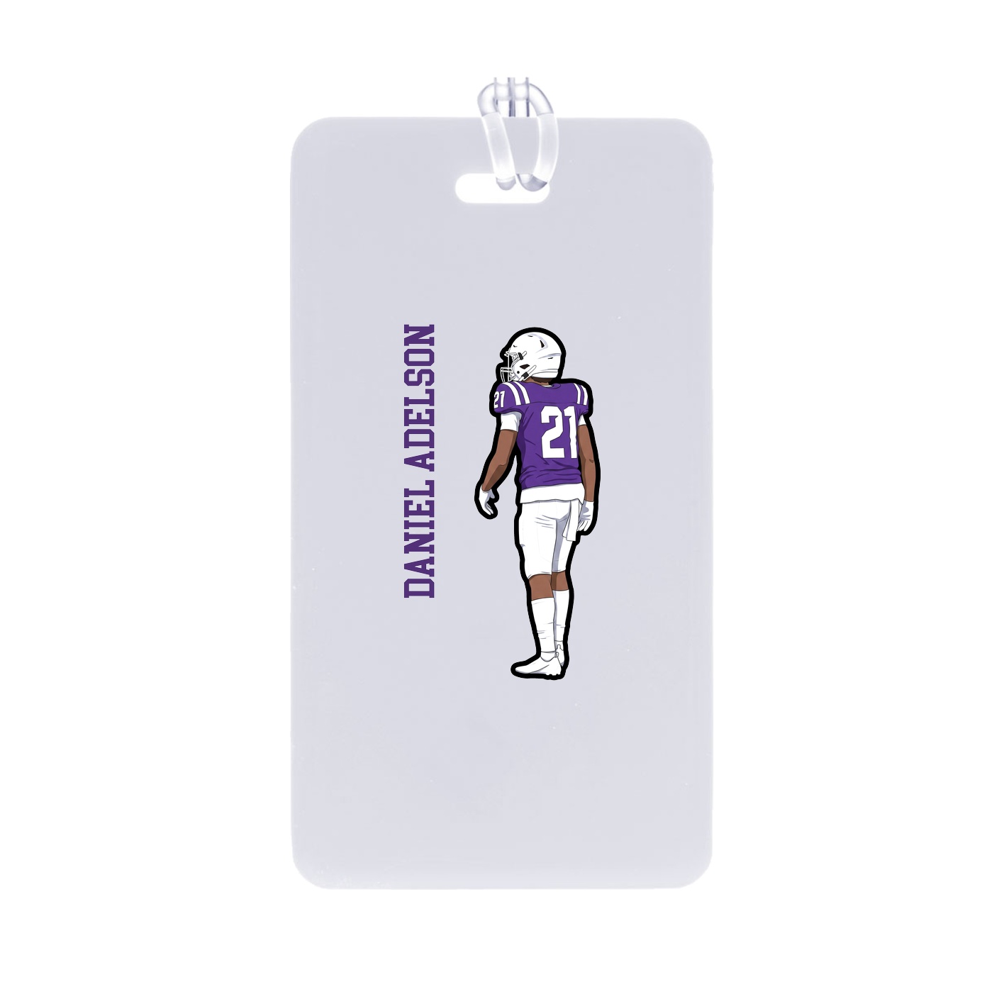 Bag Tag — Name Vertical in Classic