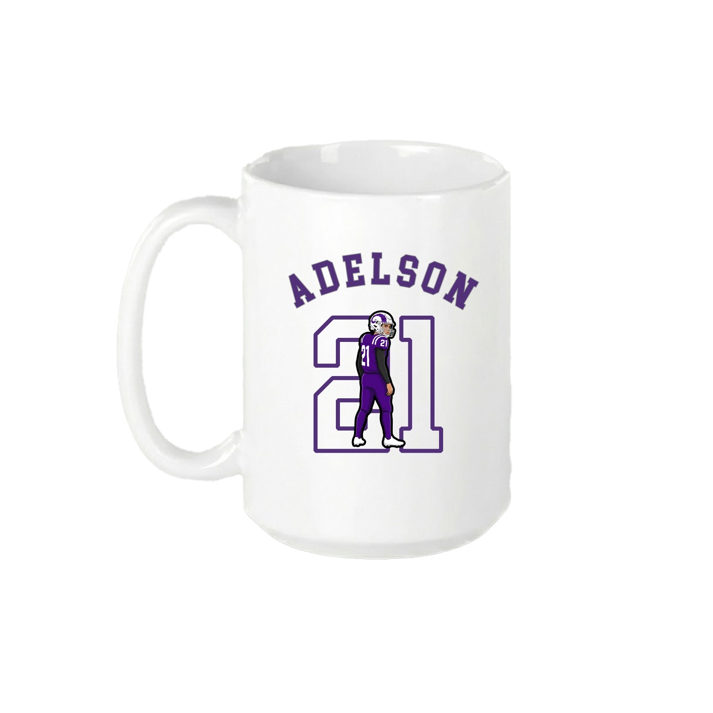 15oz Coffee Mug — Shirsey Arch in White