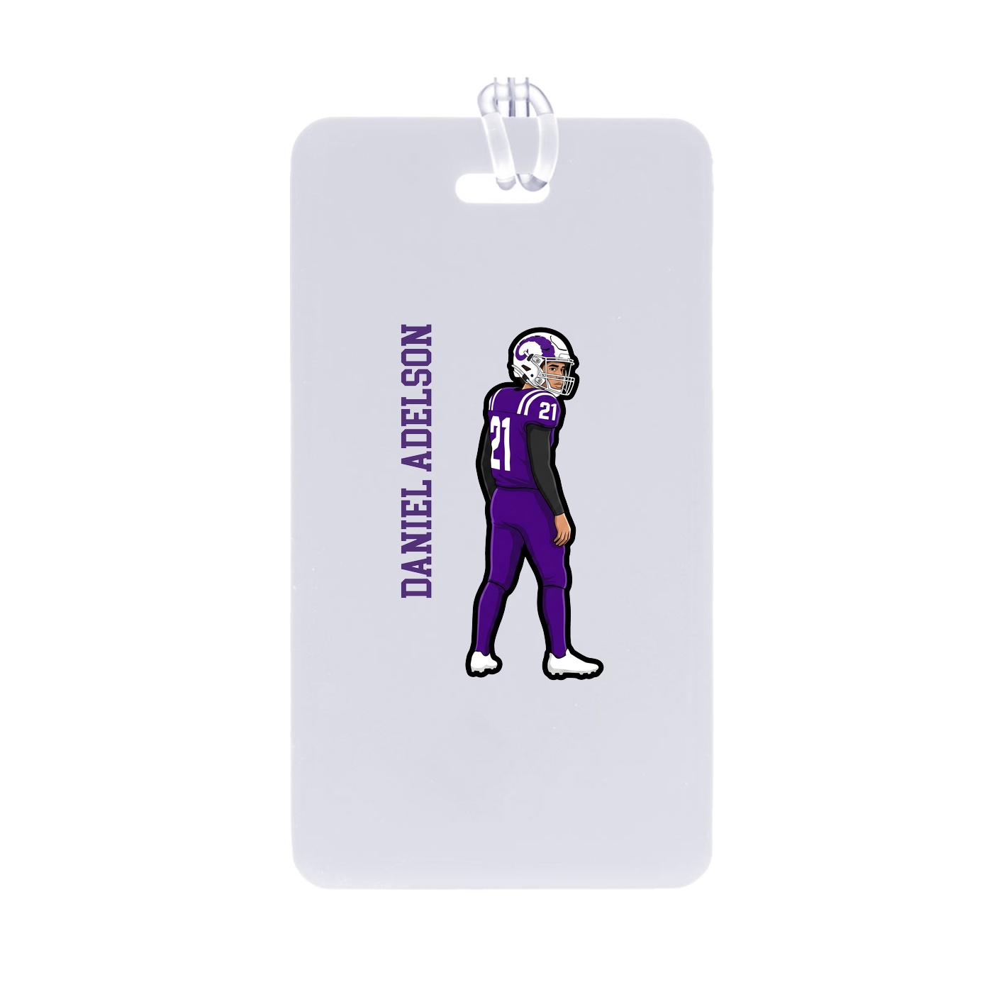 Bag Tag — Name Vertical in Classic