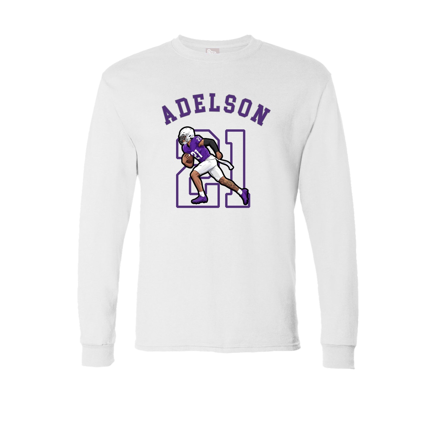 Long Sleeve Tee — Shirsey Arch in White
