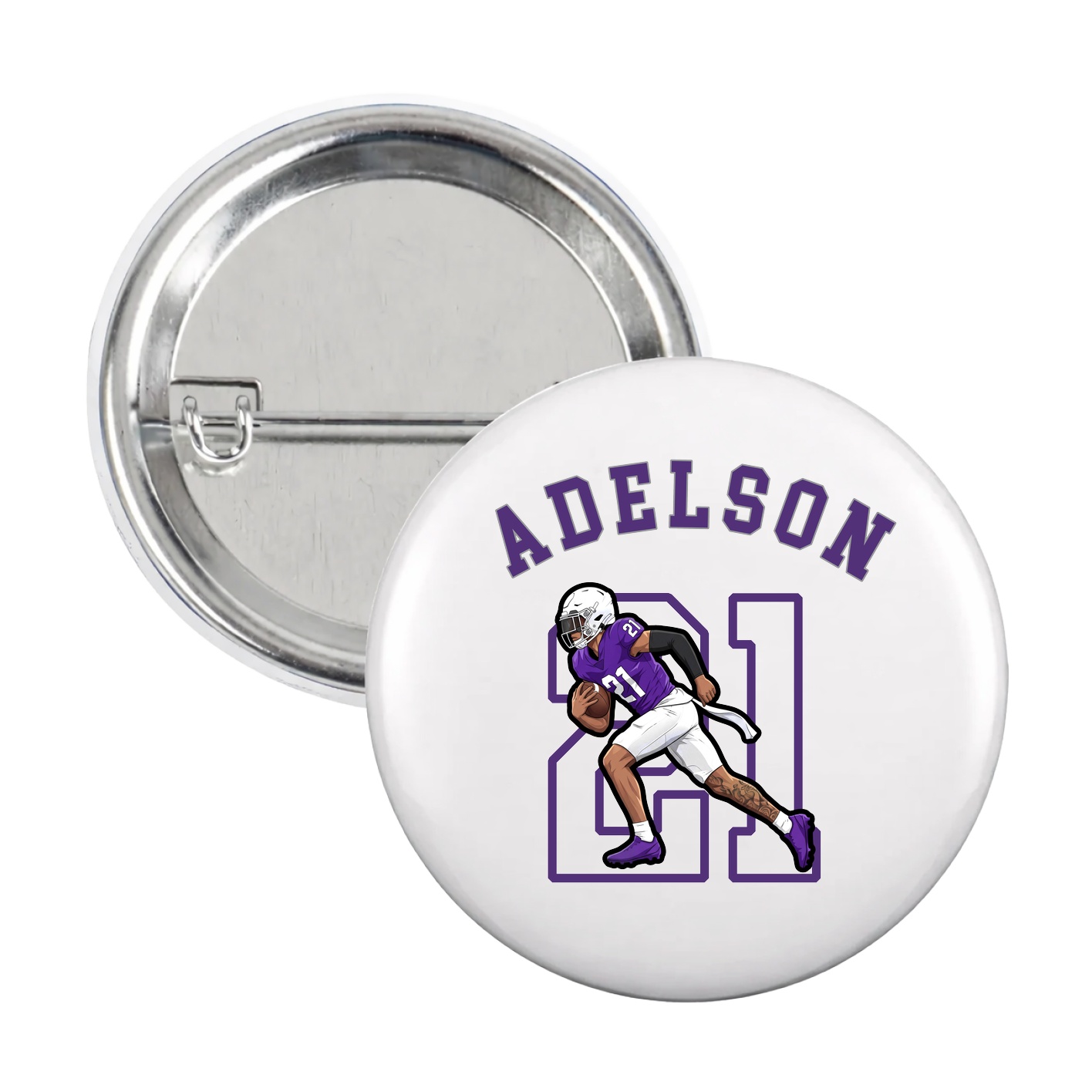 Game Day Button — Shirsey Arch in White